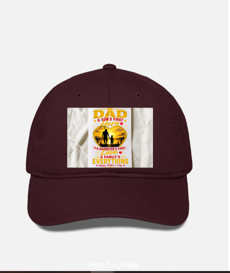 Dad – A Son's First Hero Baseball Cap | Meaningful Father's Day Gift for Dad