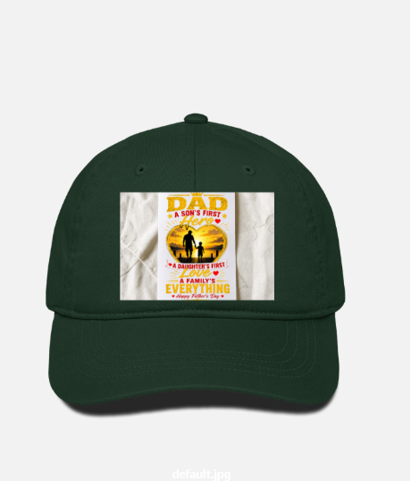 Dad – A Son's First Hero Baseball Cap | Meaningful Father's Day Gift for Dad