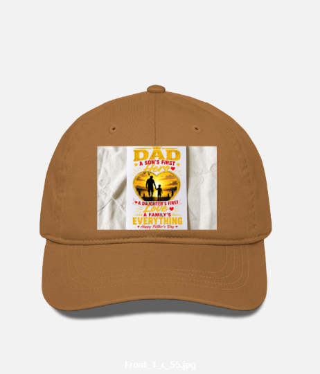 Dad – A Son's First Hero Baseball Cap | Meaningful Father's Day Gift for Dad