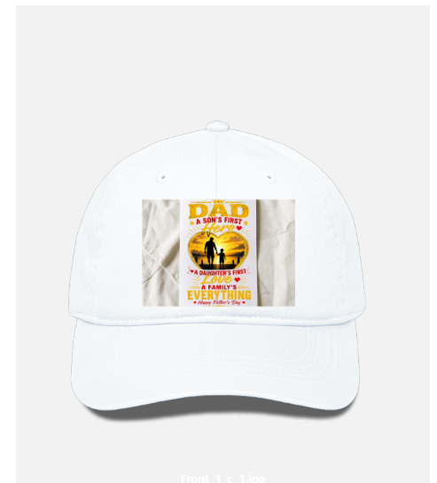 Dad – A Son's First Hero Baseball Cap | Meaningful Father's Day Gift for Dad